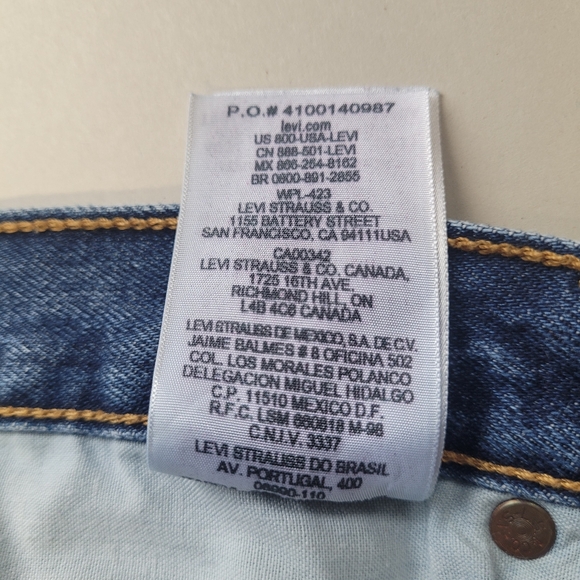 Vintage Levis 501 Denim Jeans Button Fly 38x32 Made In Mexico - Picture 5 of 13